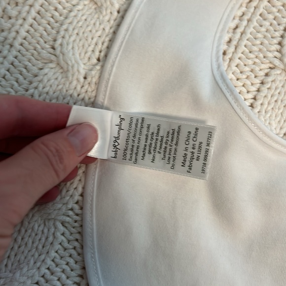 Christening Bib and Shoes - Picture 7 of 8